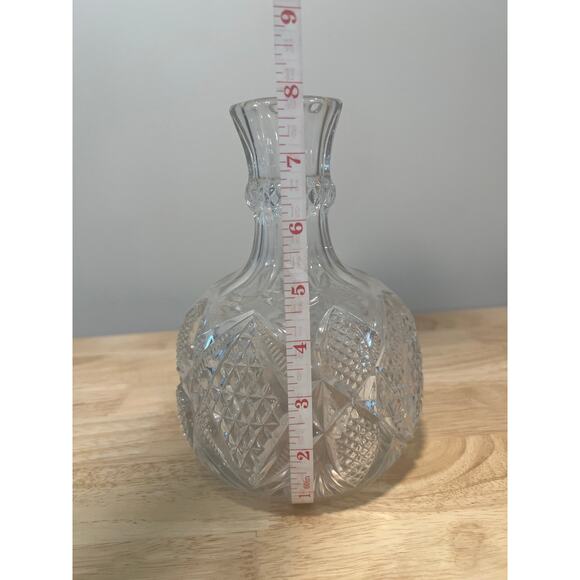 Vintage Crystal Glass Decanter Decorative Home Decor JL - Picture 6 of 8